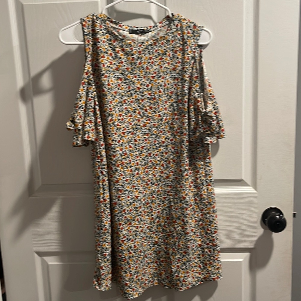 Flower print dress